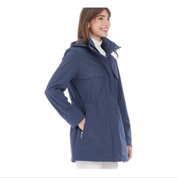 Nine West Soft Shell All Season JacketColor: Blue Steel, Size: LARGE (EUC) - Picture 5 of 12